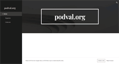 Desktop Screenshot of podval.org